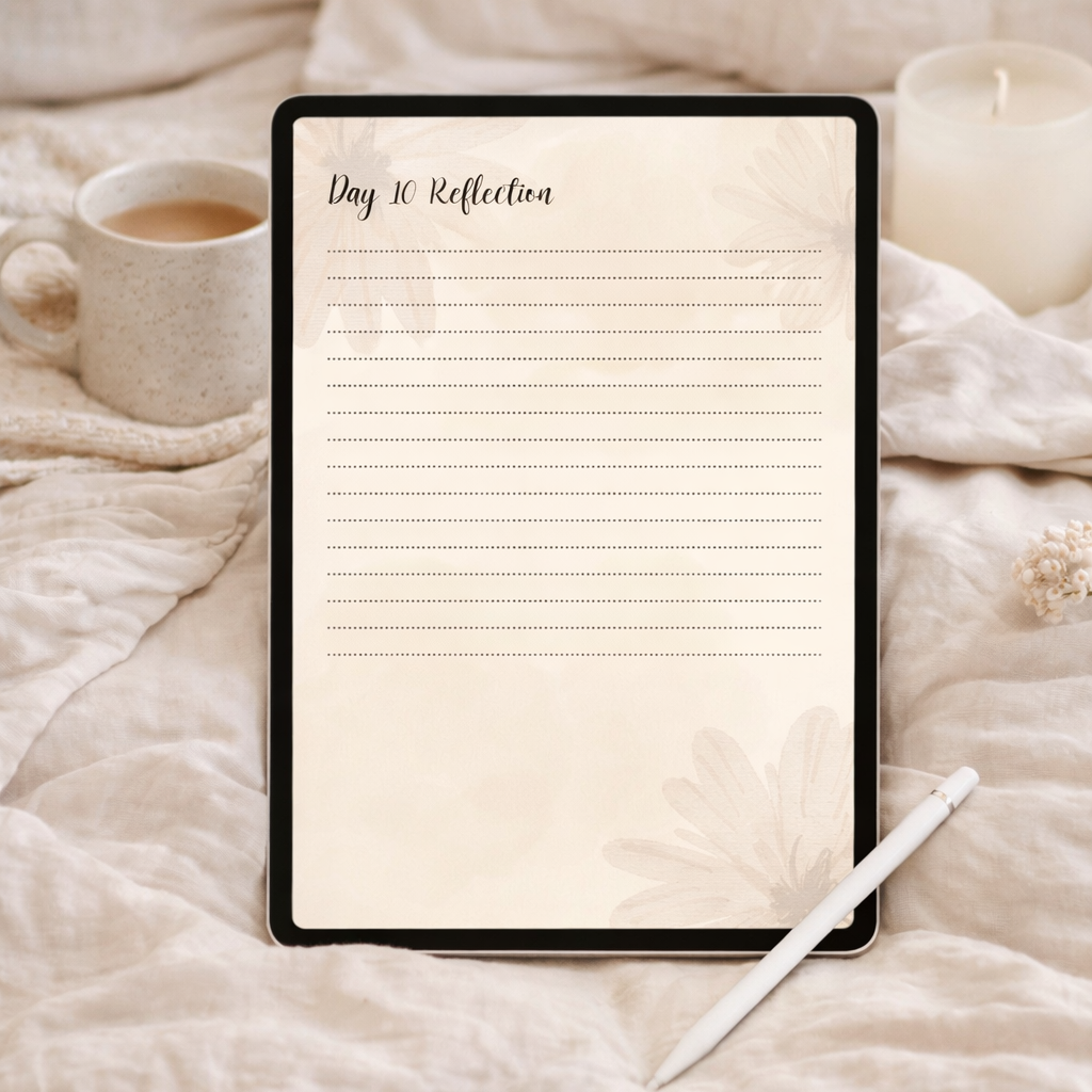 The Restored Reset — 21-Day Faith-based Burnout Recovery & Reflection Guide (Digital Download)