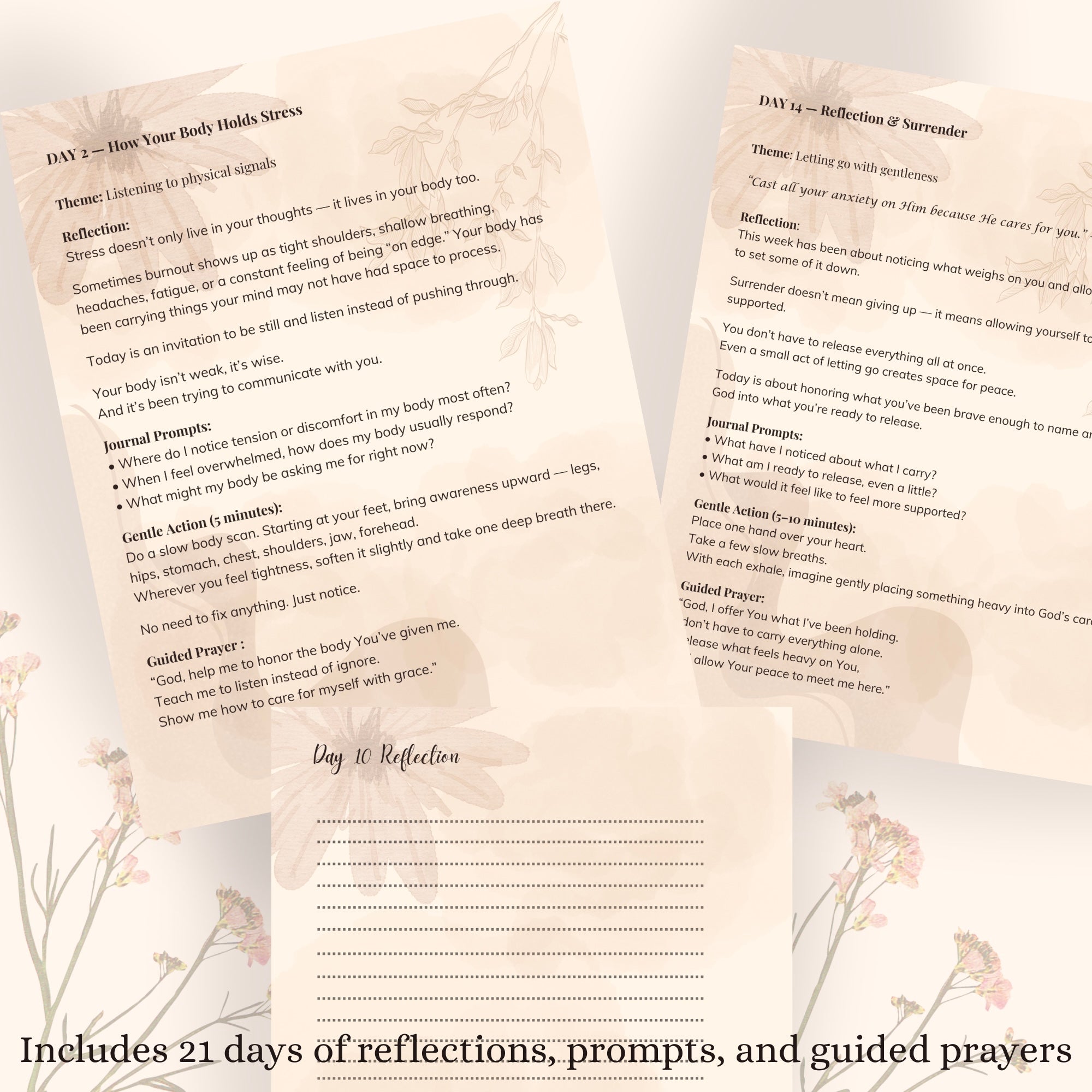 The Restored Reset — 21-Day Faith-based Burnout Recovery & Reflection Guide (Digital Download)